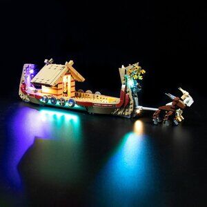 BrickBling LED Light Kit for LEGO Marvel The Goat Boat 76208 Creative Lighting